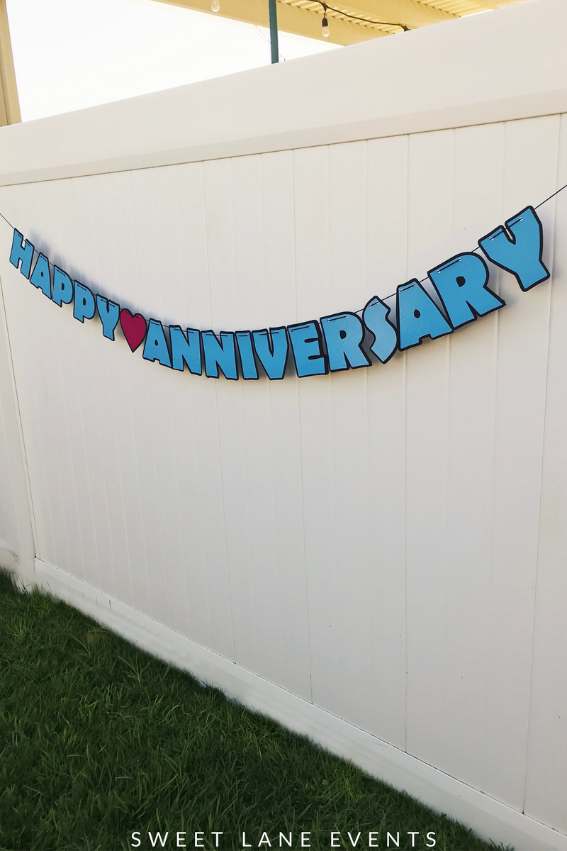 Png happy anniversary celebration banner