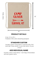 camp survival backpack product details