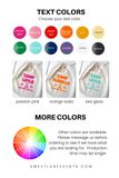 Sleepover Essentials Personalized Drawstring Cotton Backpacks