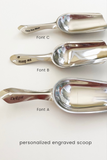 Personalized Engraved Scoop | Identical Engravings | Stainless Steel