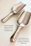 Personalized Stainless Steel Scoop – Same Engraving on Each