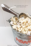 custom engraved popcorn scoop