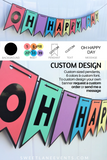 oh happy day colorful banner