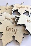 personalized Thanksgiving place cards