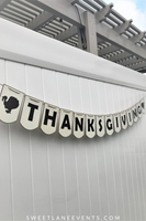 Thanksgiving holiday banner decoration