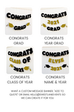 congrats 2021 grad banner types