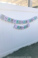 happy birthday girl banner