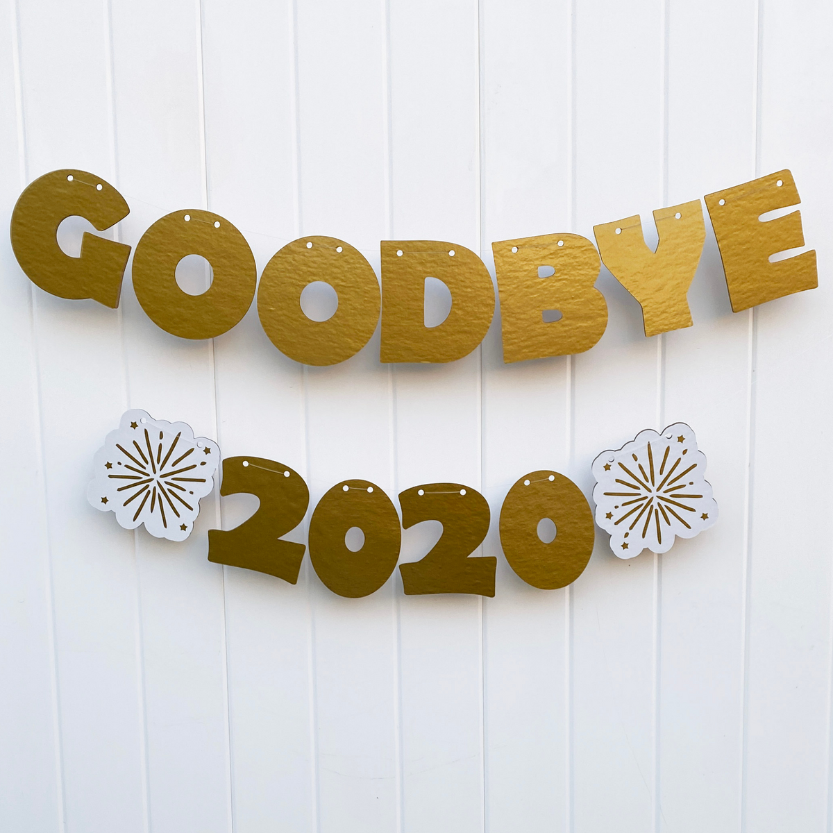 Goodbye Year New Years Eve Letter Banner – Sweet Lane Events