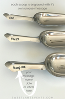 engraved personalized scoop