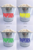 popcorn metal bucket colors