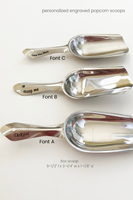 Personalized Engraved Scoop | Identical Engravings | Stainless Steel
