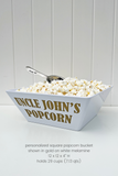 personalized popcorn bowl
