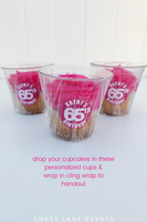 personalized cupcake cups