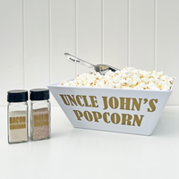 custom popcorn bowl gift set