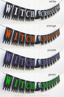 Halloween sign multiple colors